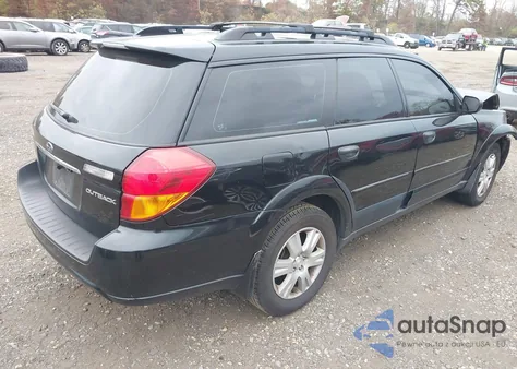 2005 Subaru Outback 2.5I from USA, damaged, VIN 4S4BP61C457371513